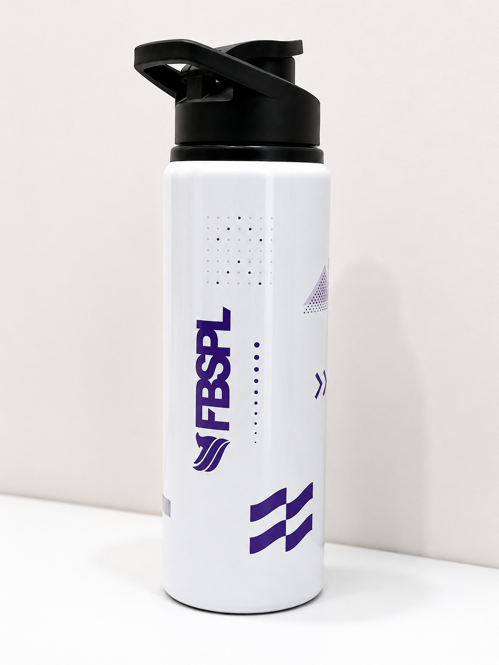 Custom Printed Premium Metal Water Bottle - Rust Proof BPA Free Hot & Cold Sipper with Logo Branding
