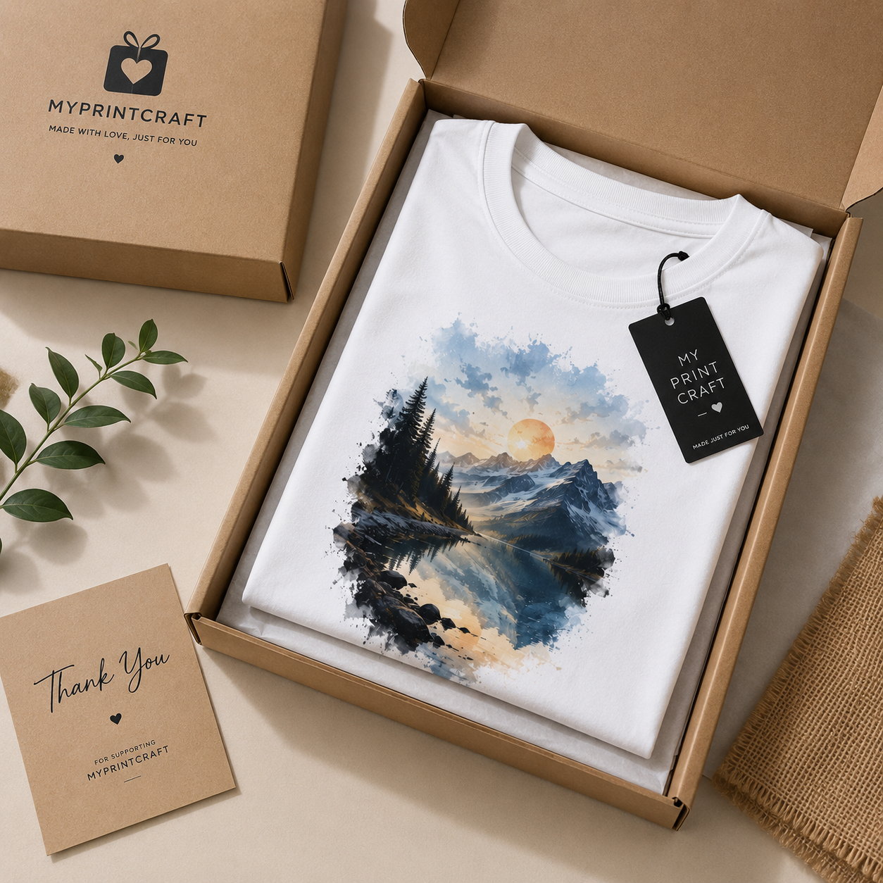 Custom Printed T-Shirt - Design Your Own